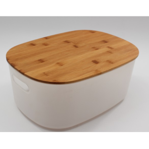 Arrangement Box with Bamboo Oval Lid New Yorker M Boxes - Baskets