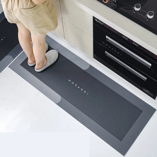 Bathroom Draining Rug 40x120cm Premium GREY Bathroom Mats Bathroom Draining Rug 40x120cm Premium GREY Bathroom Mats