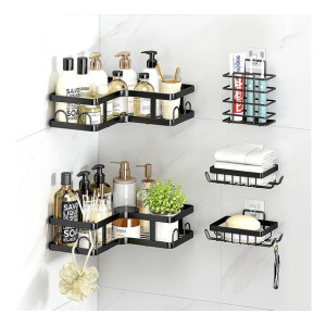 Bathroom Organization Shelf Set – 5 Pieces Bathroom Accessories