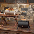 BBQ "Adventure" Φορητό - Πλάκα Ψησίματος BLACK Μπάρμπεκιου