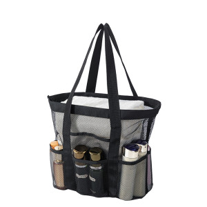 Beach Bag "Waikiki Beach" BLACK Summer Items