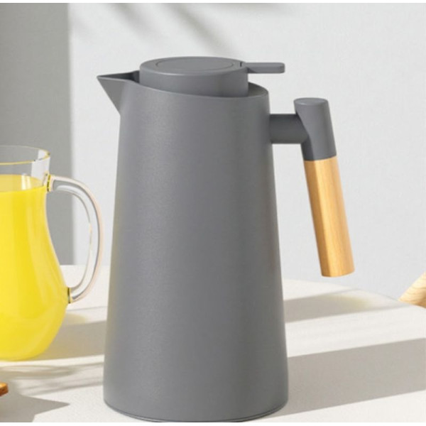 Bottle Bamboo Design 1lt GREY Isothermal - Thermos Bottle Bamboo Design 1lt GREY Isothermal - Thermos