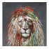 Canva Painting Board "Reggae Lion" 80x80cm