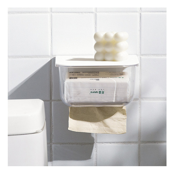 Case for Napkins Crystal WHITE Bathroom Accessories Case for Napkins Crystal WHITE Bathroom Accessories