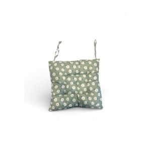 Chair Cushion Spring GREEN Pillows - Pouf - Floor Cushions