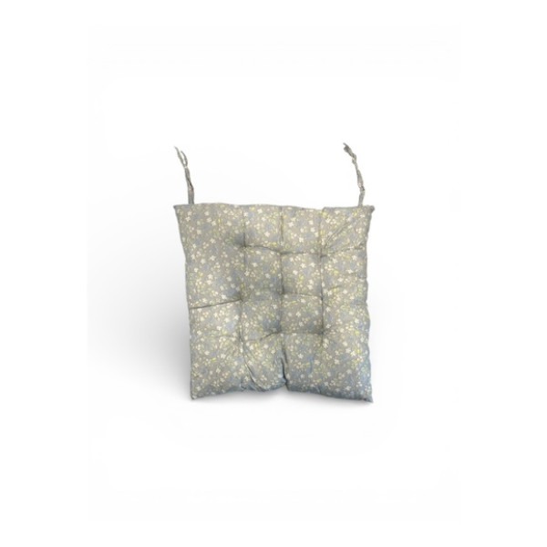 Chair Cushion Spring GREY Pillows - Pouf - Floor Cushions Chair Cushion Spring GREY Pillows - Pouf - Floor Cushions