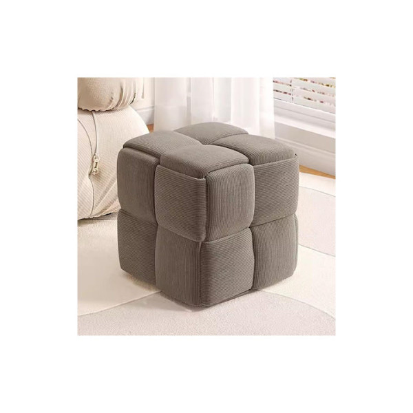 Corduroy Stool BROWN Chairs - Stool - Pouf Corduroy Stool BROWN Chairs - Stool - Pouf
