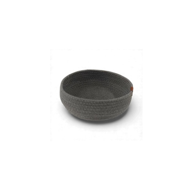 Cotton Basket MYKONOS GREY Boxes - Baskets Cotton Basket MYKONOS GREY Boxes - Baskets