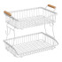 COUNTRY 2-Tier Shelving Unit WHITE