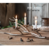 Deep Forest Metal Candlestick