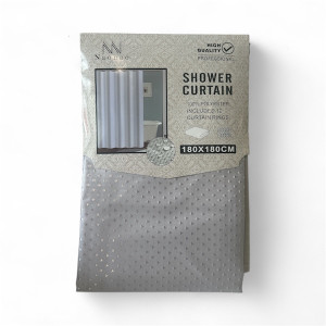 Fabric Shower Curtain “Dots” Curtains