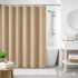 Fabric Shower Curtain “Lines” BEIGE