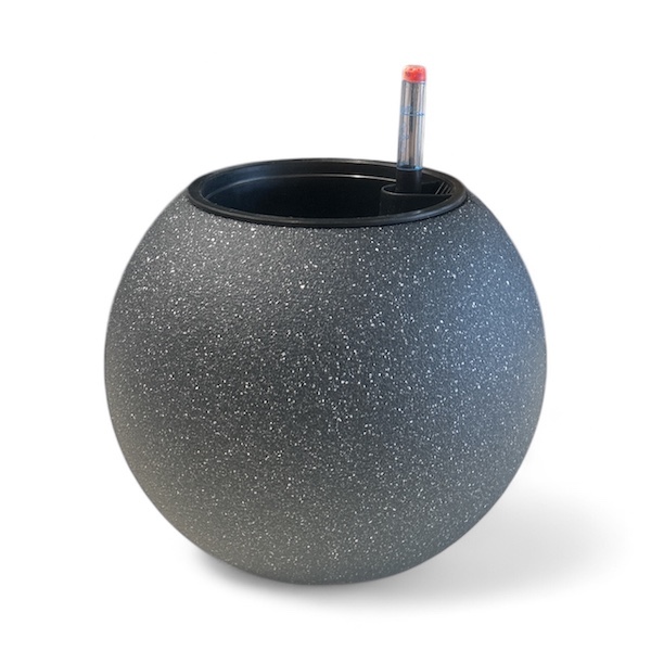 Flower Pot "Circle Μ" GREY  Pots 