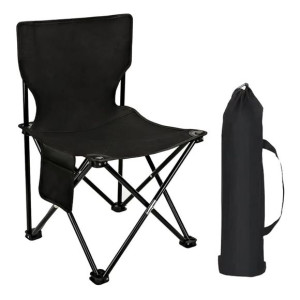 Folding Chair KYMA BLACK Chairs - Stool - Pouf
