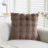 Fur pillow 45x45cm BROWN