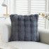 Fur pillow 45x45cm GREY
