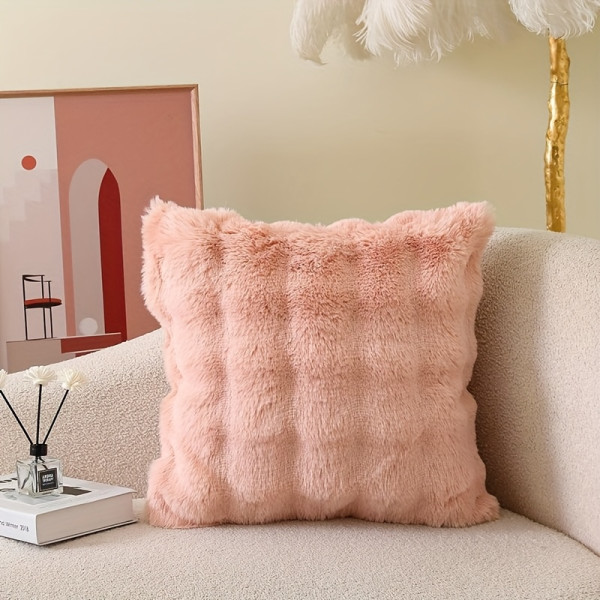 Fur pillow 45x45cm PINK Pillows - Pouf - Floor Cushions Fur pillow 45x45cm PINK Pillows - Pouf - Floor Cushions