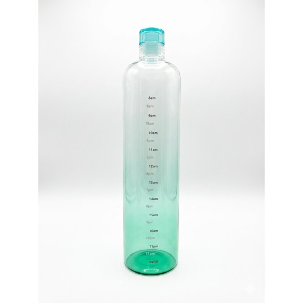 Glass Bottle 1,2lt Colori GREEN Jug - Decanter Glass Bottle 1,2lt Colori GREEN Jug - Decanter
