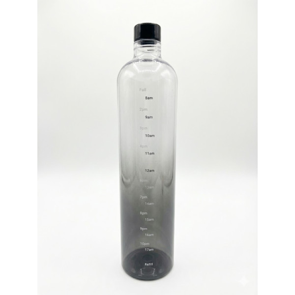 Glass Bottle 1,2lt Colori GREY Jug - Decanter Glass Bottle 1,2lt Colori GREY Jug - Decanter