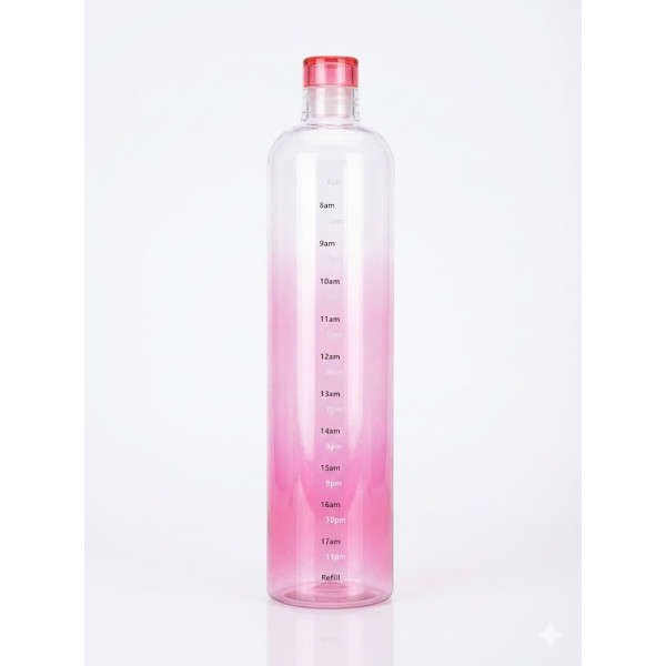 Glass Bottle 1,2lt Colori PINK Jug - Decanter Glass Bottle 1,2lt Colori PINK Jug - Decanter