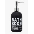 Glass Dispenser "Bathroom" 410ml BLACK Bathroom Accessories