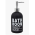 Glass Dispenser "Bathroom" 410ml BLACK
