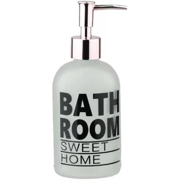 Glass Dispenser "Bathroom" 410ml CLEAR Bathroom Accessories