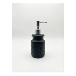 Glass Dispenser HARMONY 450ml BLACK Bathroom Accessories