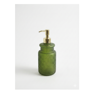 Glass Dispenser HARMONY 450ml GREEN Bathroom Accessories
