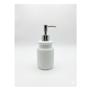 Glass Dispenser HARMONY 450ml WHITE Bathroom Accessories