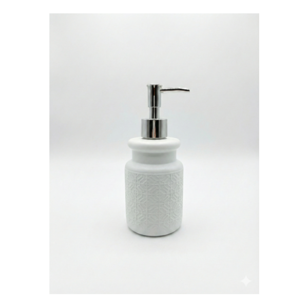 Glass Dispenser HARMONY 450ml WHITE Bathroom Accessories Glass Dispenser HARMONY 450ml WHITE Bathroom Accessories