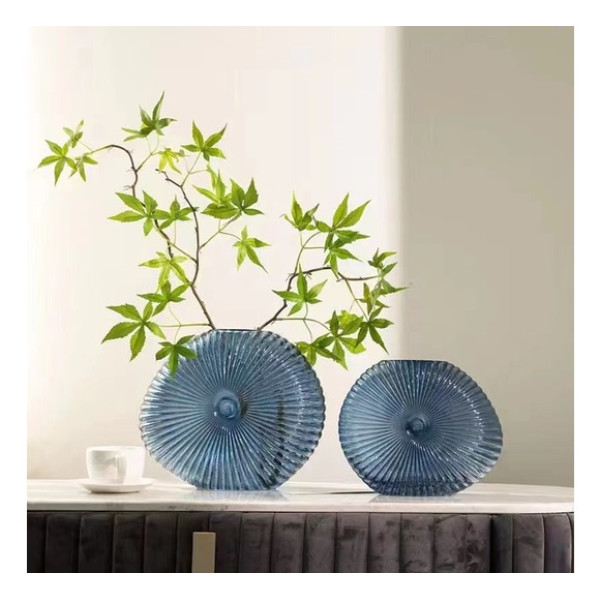 Glass Jar "Shell" Vases Glass Jar "Shell" Vases
