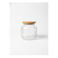 Glass Jar with Wooden Lid NAXOS 600ml Jars - Vases