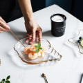Glass Plate "Ocean Shell" Decoration Items Glass Plate "Ocean Shell" Decoration Items