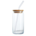 Glass with Wooden Lid & Multi-Purpose Straw Jars - Vases