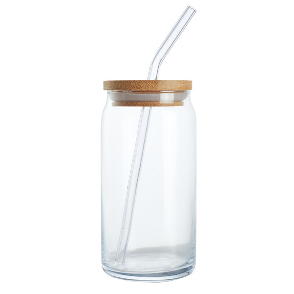 Glass with Wooden Lid & Multi-Purpose Straw Jars - Vases