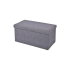 LITO Double Fabric Storage Stool GREY