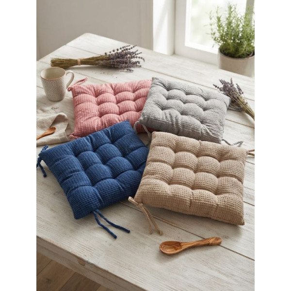 LITO Textured Cushion 40x40cm GREY Pillows - Pouf - Floor Cushions LITO Textured Cushion 40x40cm GREY Pillows - Pouf - Floor Cushions