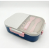 Lunch Box 4-Place Set BLUE & GREY