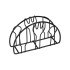 Metal Napkin holder "Classic"