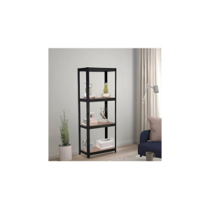 Metal Shelving 4 Black Shelves 
