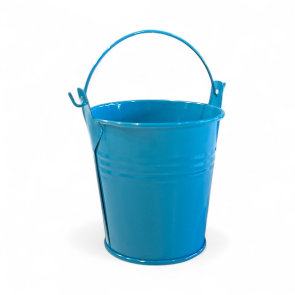 Metallic Little Bucket Decoration Items