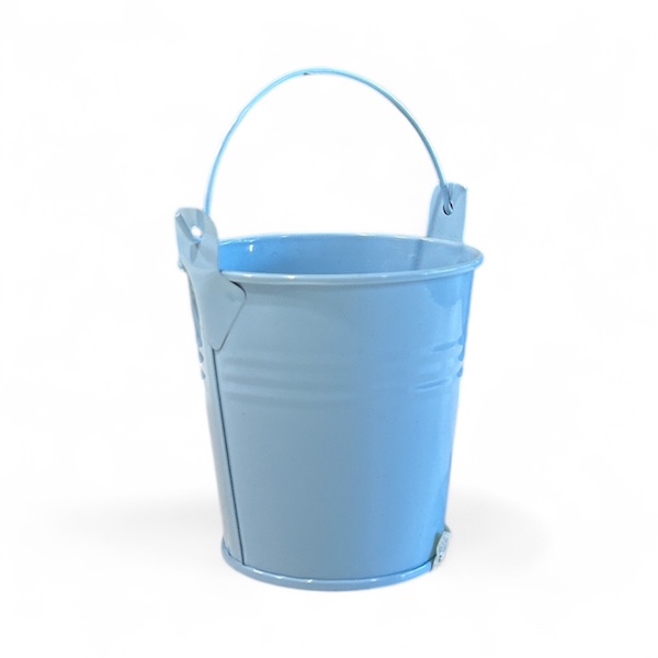 Metallic Little Bucket Decoration Items