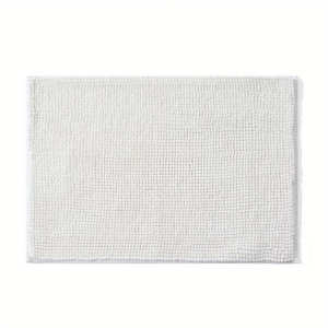 Microfibre Bath Mat WHITE Bathroom Mats