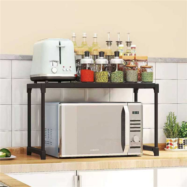 Microwave Organization Countertop Rack  Plate Holders
