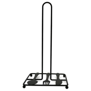 MILAN Kitchen Roll Holder BLACK  Serving Items