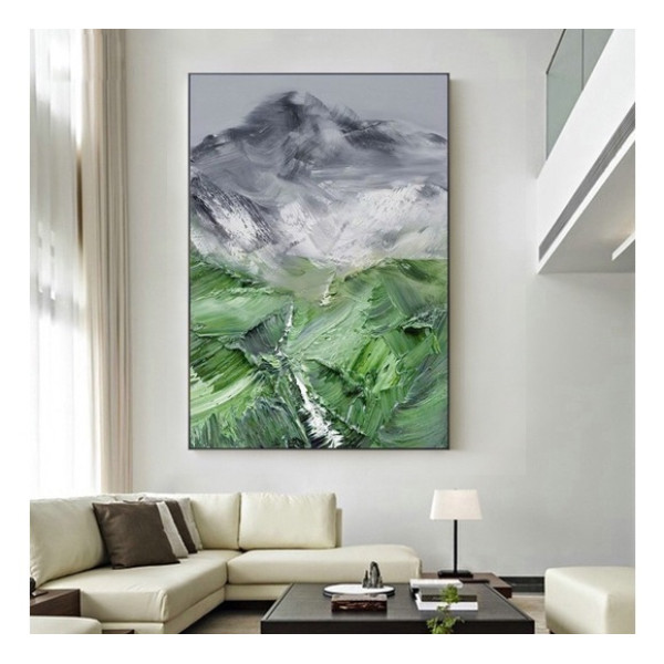 Mountain Painting 80X100 Paintings Mountain Painting 80X100 Paintings