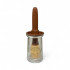 Oil bottle with brush