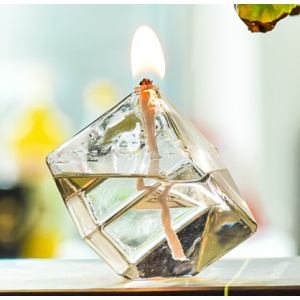 Oil Lamp "Cotton Line Cube"  Table Lamps