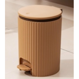 Pedal Bin "Lines" 11Lt BROWN Bins